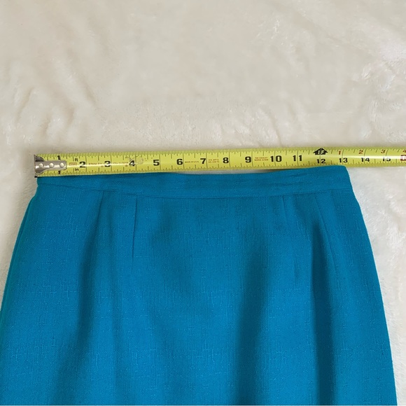 Two-piece Teal Kasper Suit - Picture 8 of 9